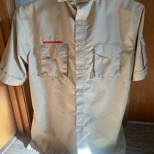 Khaki Short-Sleeve Shirt